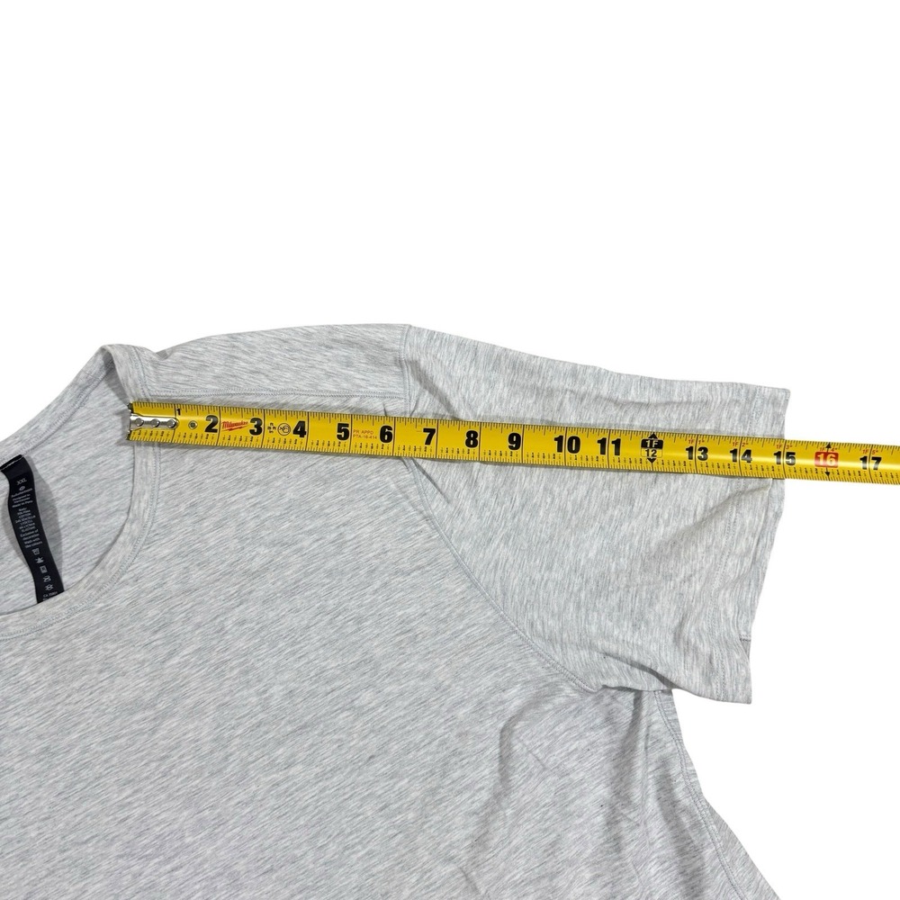 Lululemon Fundamental T-Shirt Men's 2XL Heather Gray Pima Cotton Tee - Picture 7 of 8